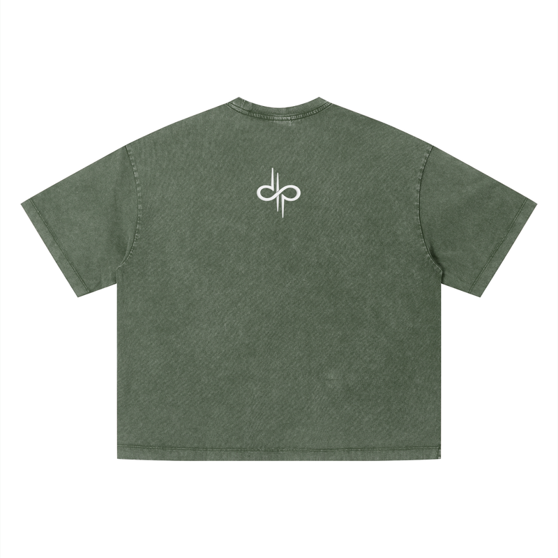 Unisex Vintage Wash Boxy T-Shirt by ODMPOD
