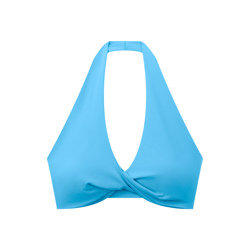 Women's Pleated Halter Sports Bra by ODMPOD