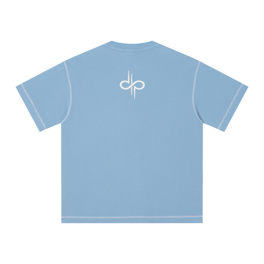 Sunfade Waffle Boxy T-Shirt by ODMPOD