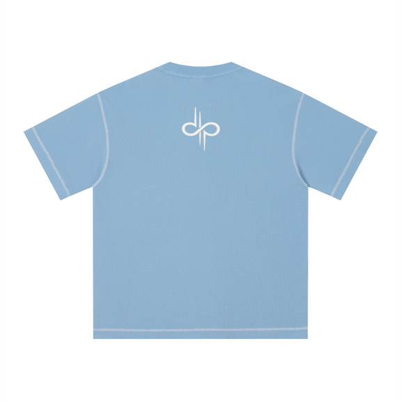 Sunfade Waffle Boxy T-Shirt by ODMPOD