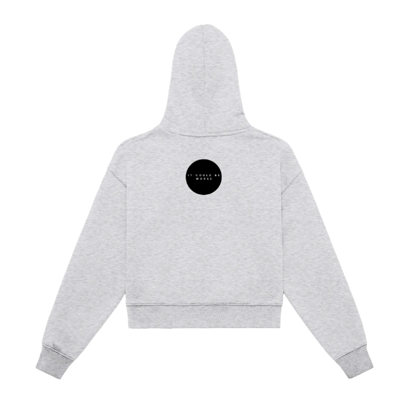 "WORDS HAVE POWER" Women's Cropped Hoodie by ODMPOD