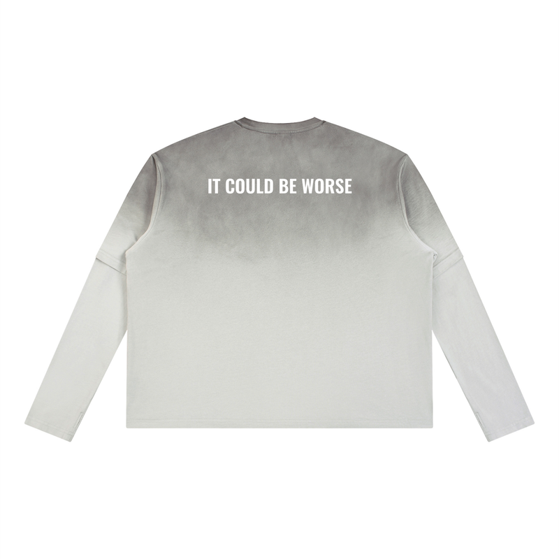 Vintage Wash Layered T-Shirt by ODMPOD