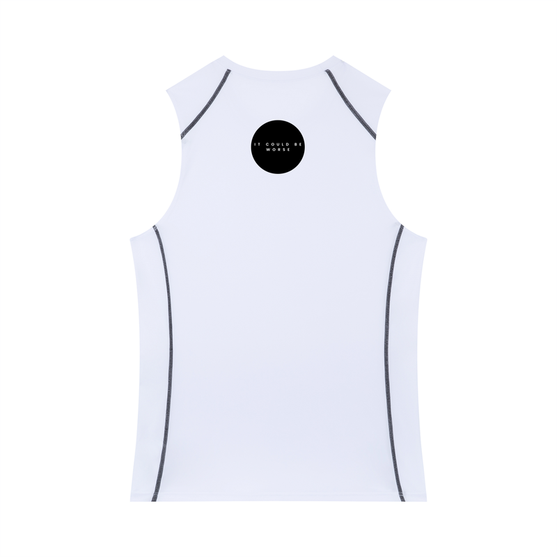 Men's Slim-Fit Topstitch Tank Top by ODMPOD