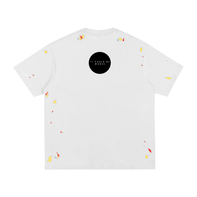 "WORDS HAVE POWER" Paint Splatter T-Shirt