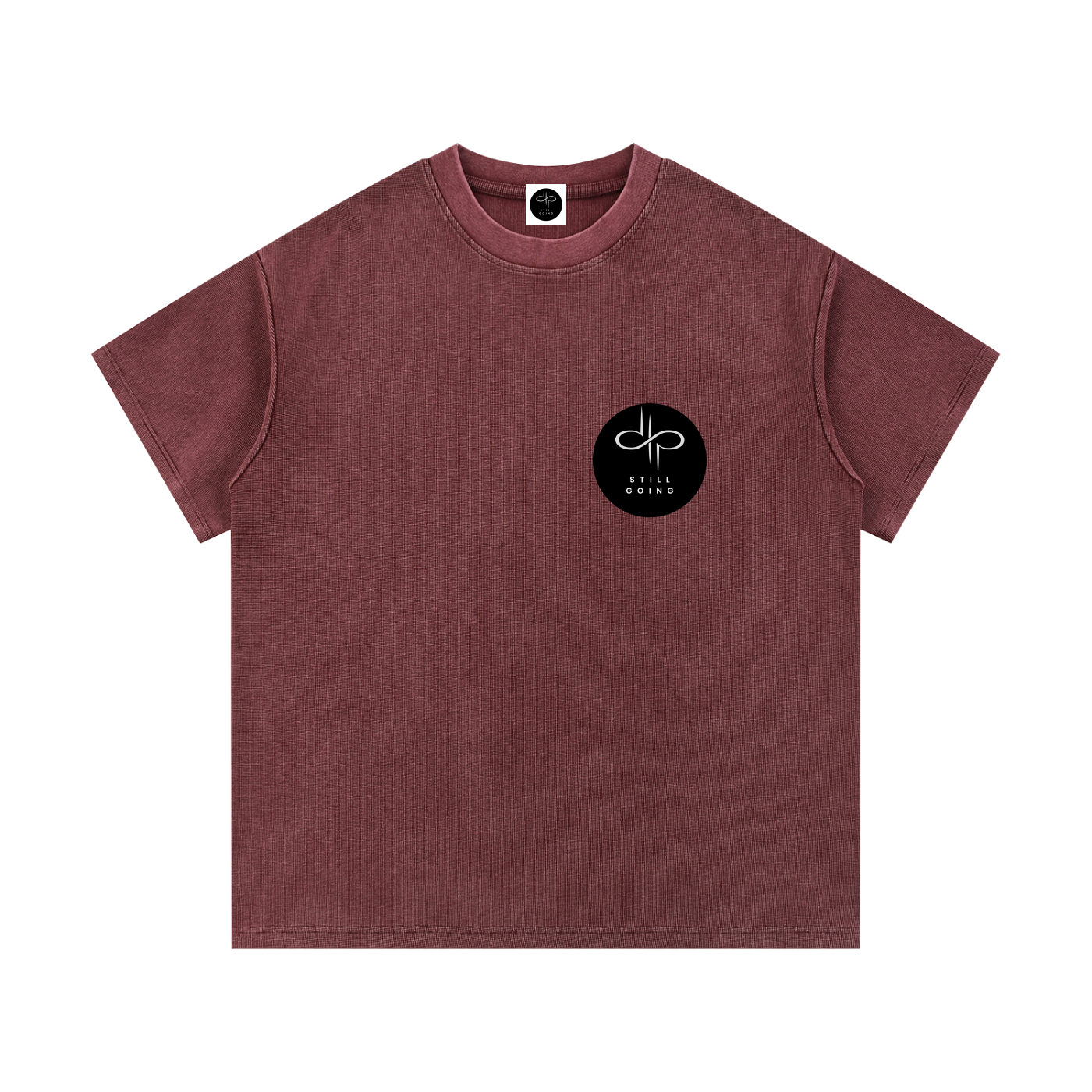 Mineral Wash Waffle Knit T-Shirt by ODMPOD