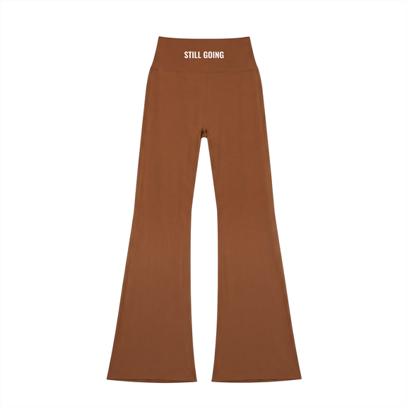 Women's High-Waisted Flare Leggings by ODMPOD