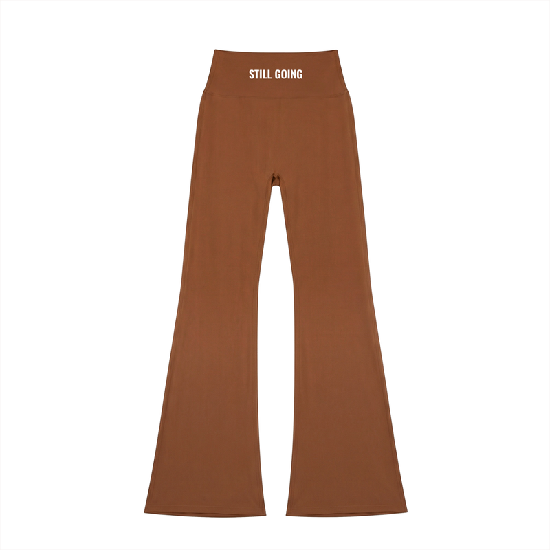 Women's High-Waisted Flare Leggings by ODMPOD