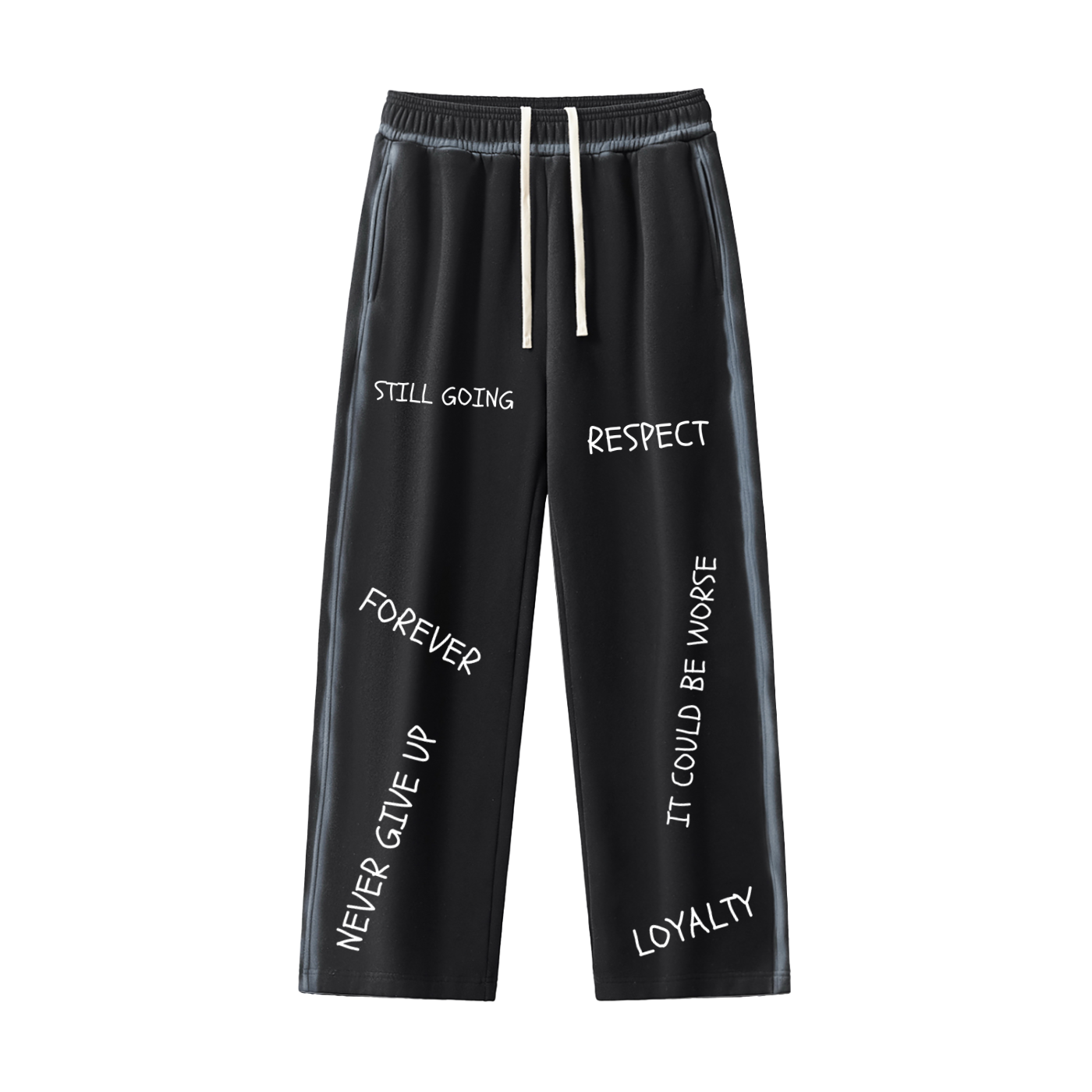 "WORDS HAVE POWER" Sunfaded Edge Fleece Sweatpants