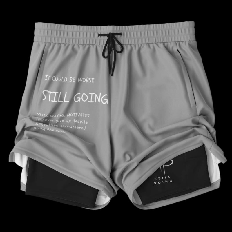 "WORDS HAVE POWER" Men's 2-in-1 Shorts by Subliminator