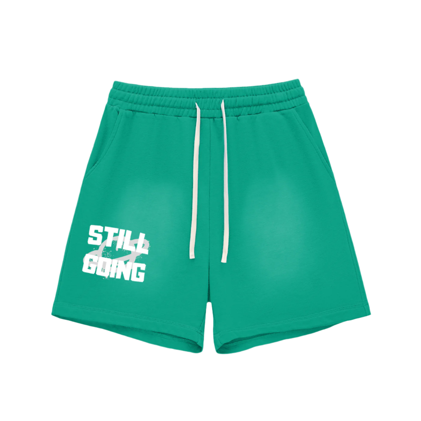 "limited edition" Sun Fade Raw Edge Cotton Shorts by ODMPOD