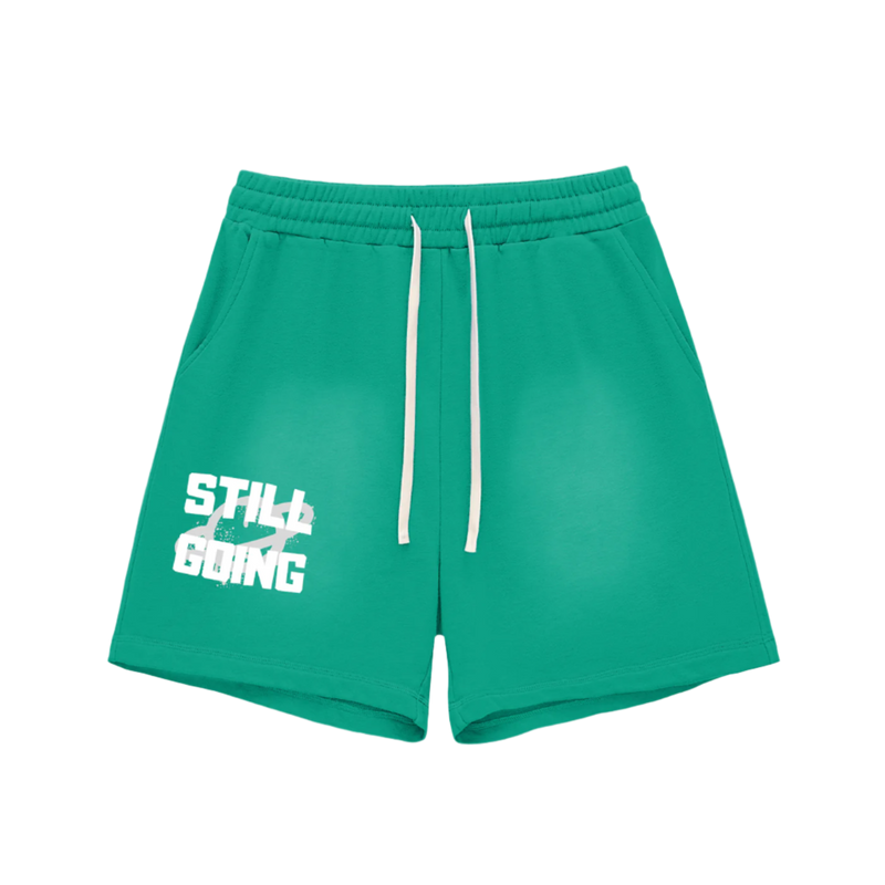 "limited edition" Sun Fade Raw Edge Cotton Shorts by ODMPOD