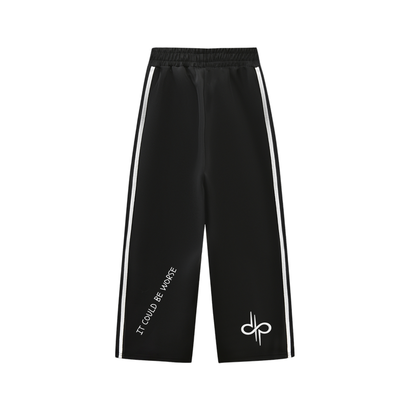 Kids’ Contrast Tape Sweatpants "WORDS HAVE POWER"