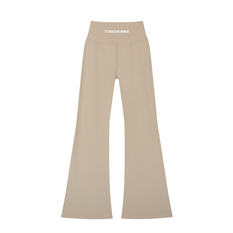 Women's High-Waisted Flare Leggings by ODMPOD