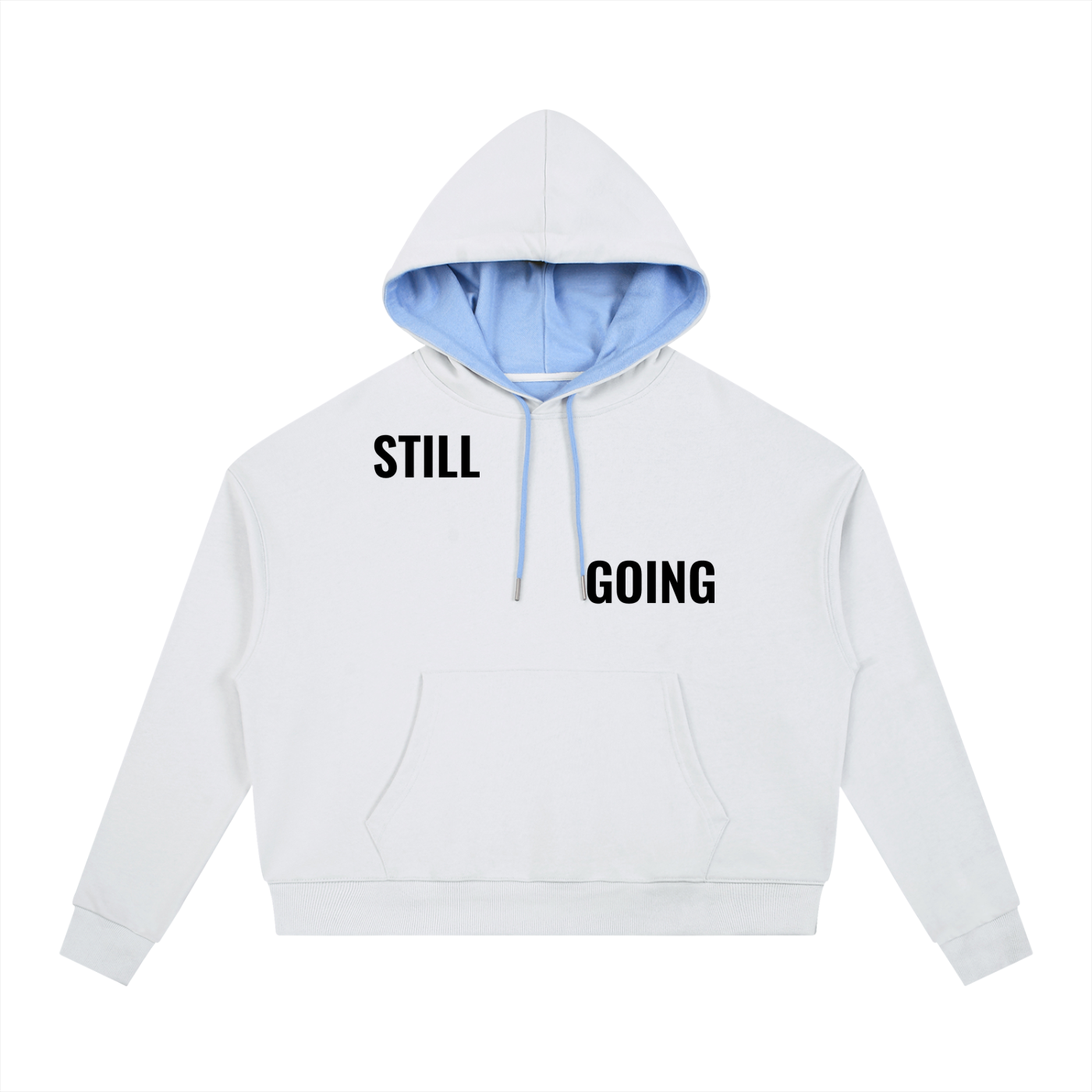 Contrast Drawstring Hoodie by ODMPOD