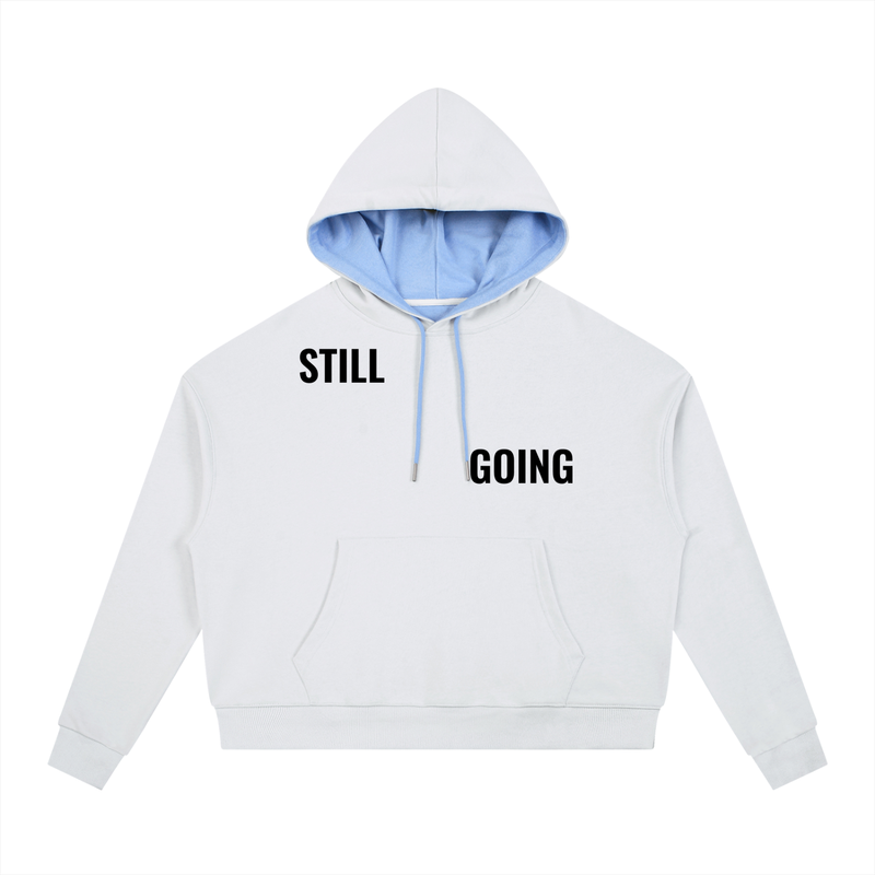 Contrast Drawstring Hoodie by ODMPOD