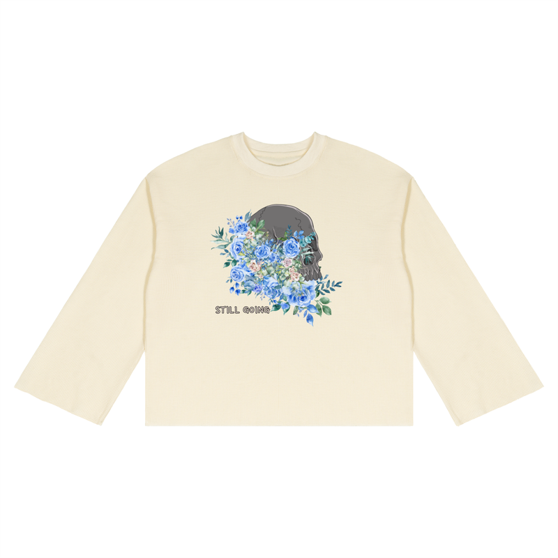 Waffle Raw Edge T-Shirt by ODMPOD