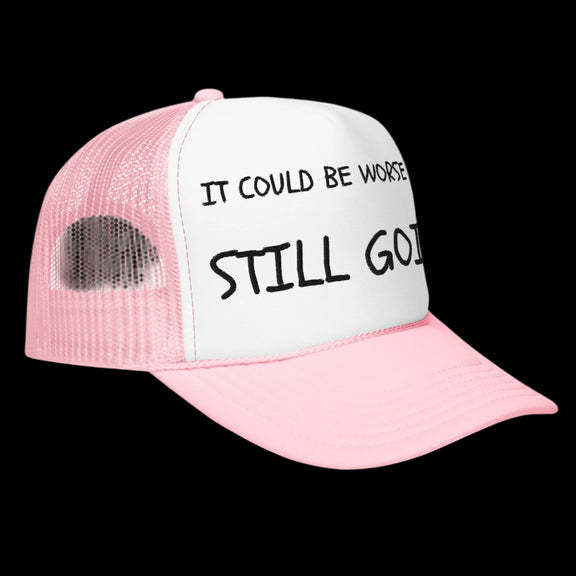 "WORDS HAVE POWER" Foam trucker hat by STILL GOING SHOP