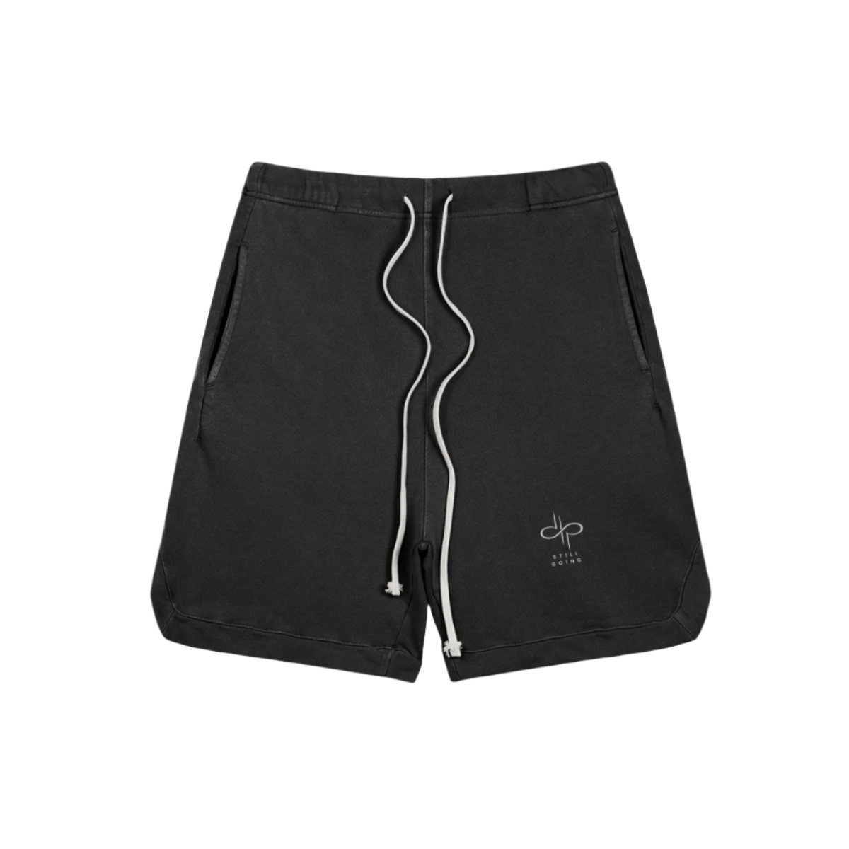 "WORDS HAVE POWER" Clipped Corner Sweat Shorts by PODpartner