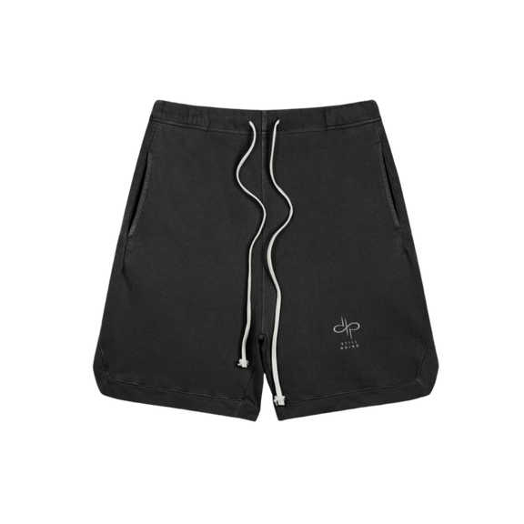 "WORDS HAVE POWER" Clipped Corner Sweat Shorts by PODpartner