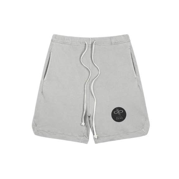 "WORDS HAVE POWER" Clipped Corner Sweat Shorts by PODpartner