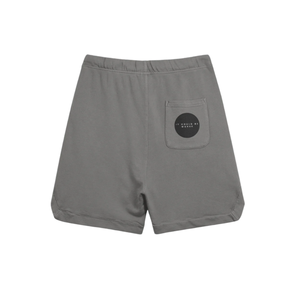 "WORDS HAVE POWER" Clipped Corner Sweat Shorts by PODpartner