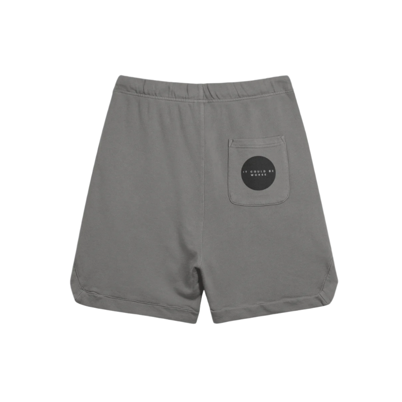"WORDS HAVE POWER" Clipped Corner Sweat Shorts by PODpartner