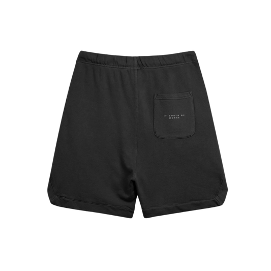 "WORDS HAVE POWER" Clipped Corner Sweat Shorts by PODpartner