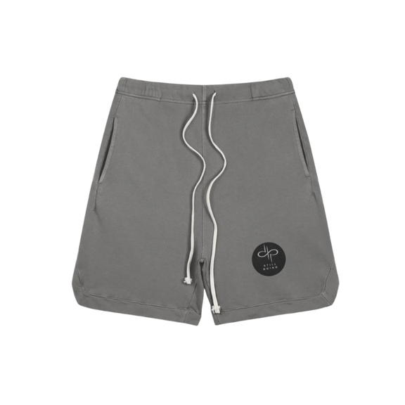 "WORDS HAVE POWER" Clipped Corner Sweat Shorts by PODpartner