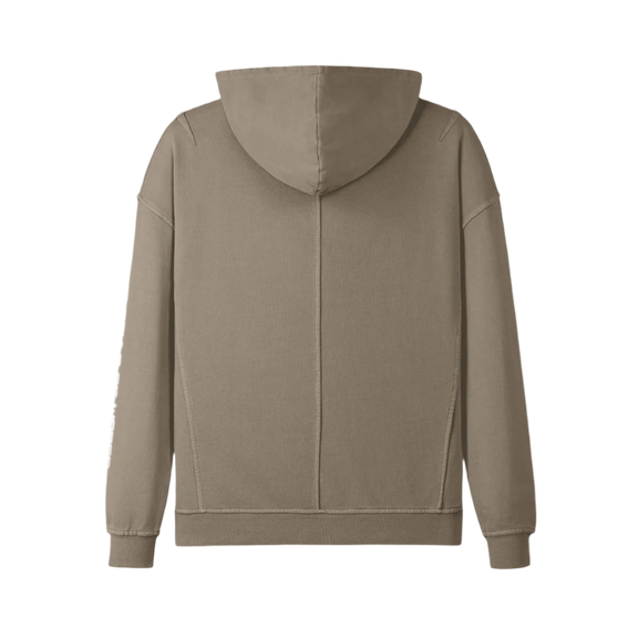 "WORDS HAVE POWER" Slit Hem Turtleneck Hoodie by PODpartner
