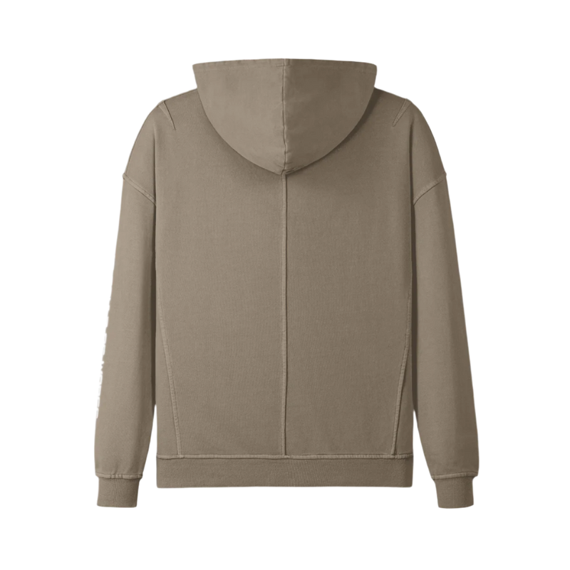 "WORDS HAVE POWER" Slit Hem Turtleneck Hoodie by PODpartner