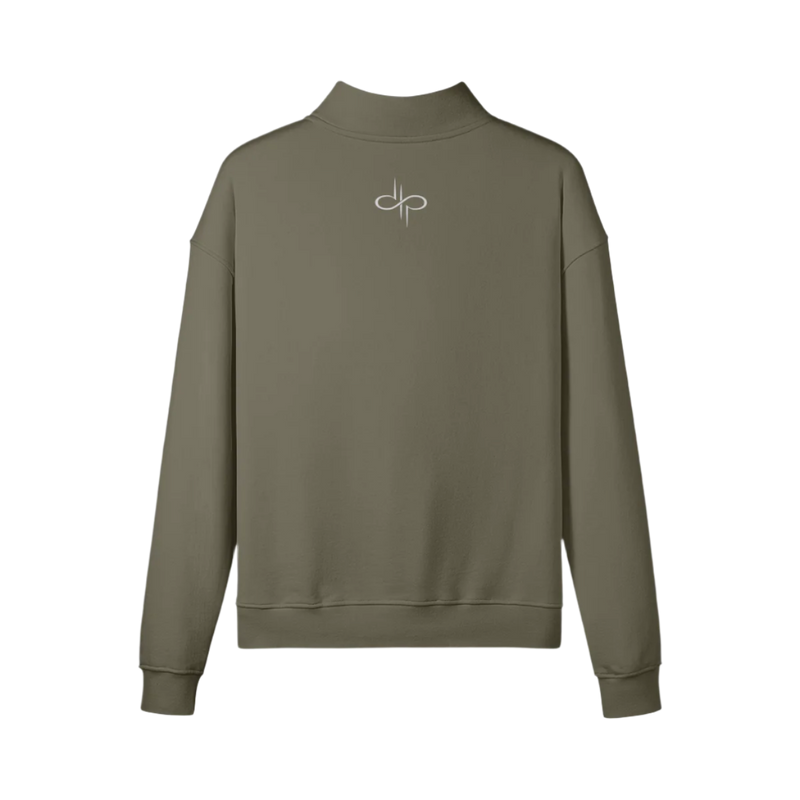 "WORDS HAVE POWER" Half-zip Sweatshirt by PODpartner