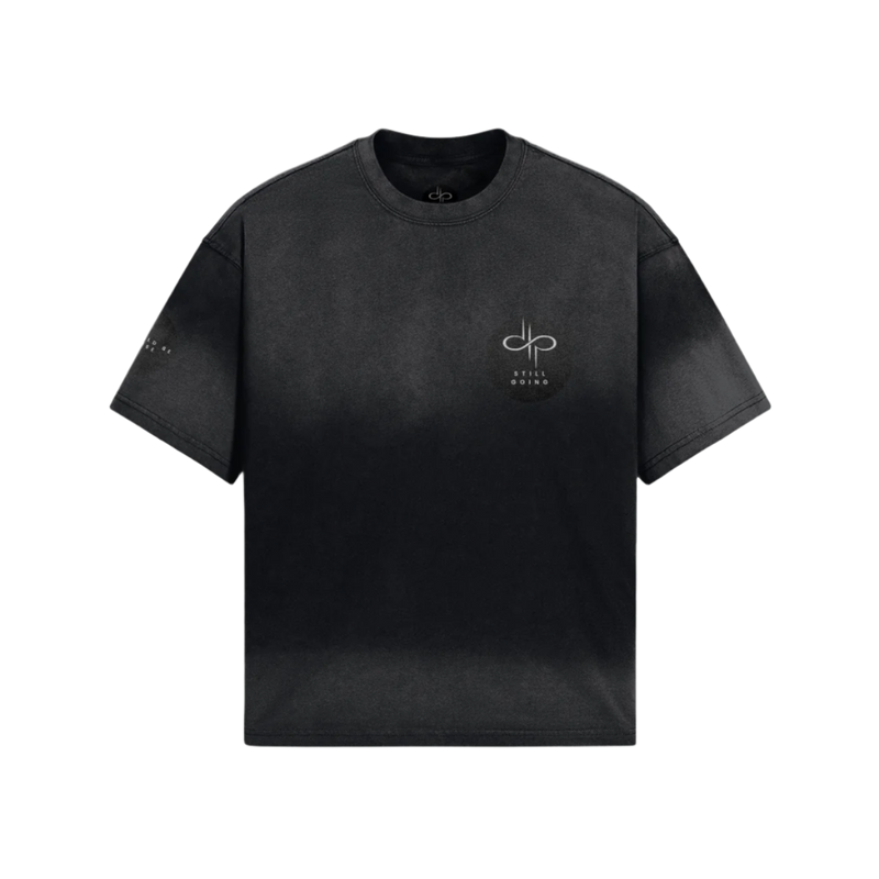 "WORDS HAVE POWER" Boxy Tie-dyed T-shirt (logo) by PODpartner