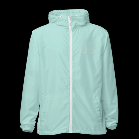 "WORDS HAVE POWER" lightweight zip up windbreaker by STILL GOING SHOP